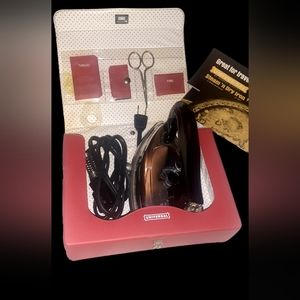 Vintage Steam and Dry Travel Iron.